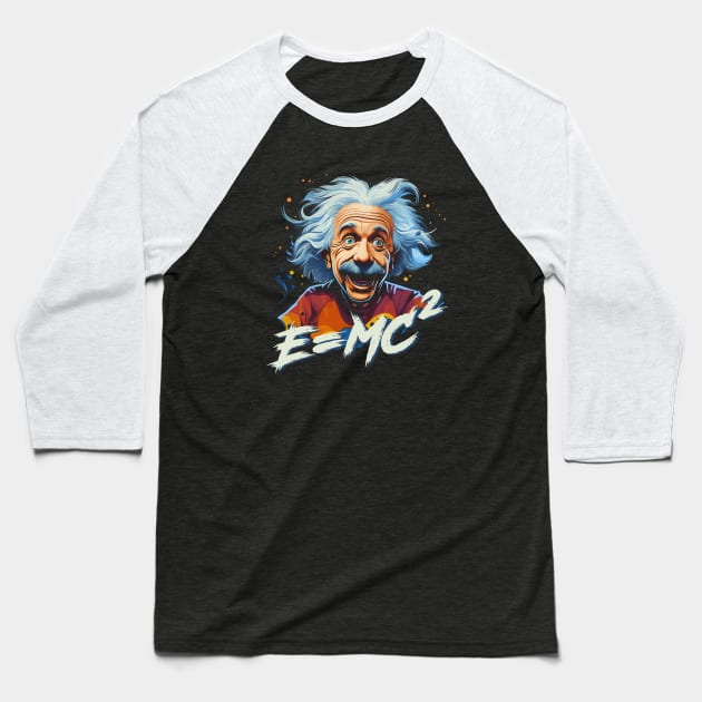 Einstein Baseball T-Shirt by Quotee